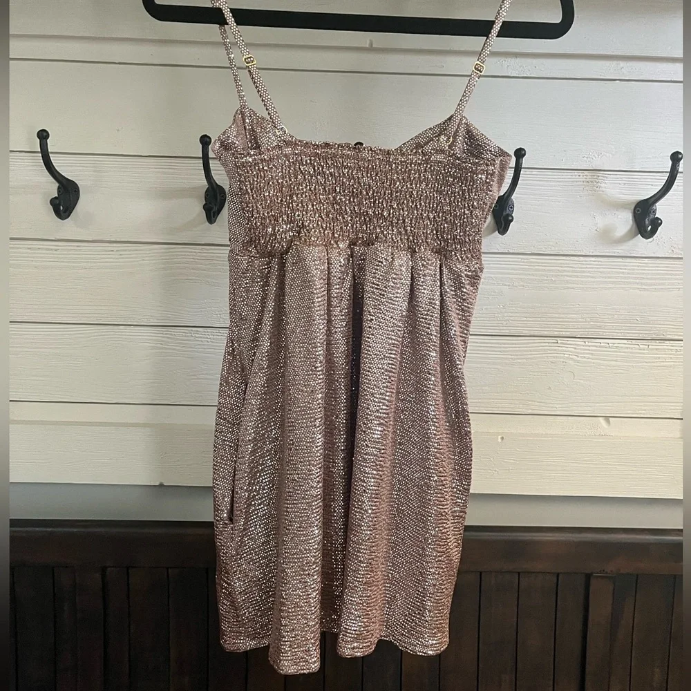 NWT SHOW ME YOUR MUMU STUNNING Best Bow Mini Glittering Party Dress Size: M - Picture 12 of 16